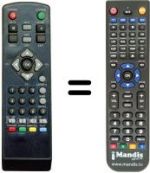 Télécommande équivalente Trevi DT 3380