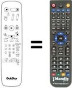 Télécommande équivalente LG QUISY 30