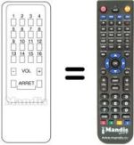 Télécommande équivalente Waltham R 20 PS
