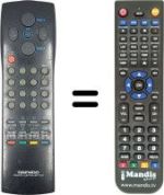 Mando a distancia equivalente R-22