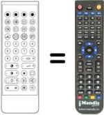Télécommande équivalente UKV 504