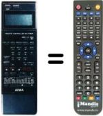 Télécommande équivalente RC-TF80P