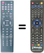 Télécommande équivalente EASY LIVING EL 4213 B