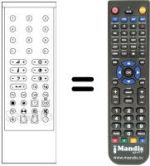Télécommande équivalente UNIVERSUM 7263023