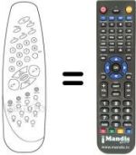 Télécommande équivalente Waltham CT 3799 B