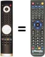 Replacement remote control Inno Hit IH 40755