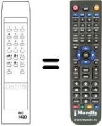 Télécommande équivalente RC 1420