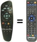Télécommande équivalente RC 1600 / 00