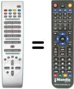 Mando a distancia equivalente RC 1805