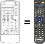 Mando a distancia equivalente LG RC 20 S