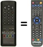 Télécommande équivalente LG CB 14E80