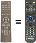 Mando a distancia equivalente RC 2445