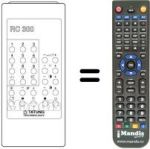 Replacement remote control RC 300