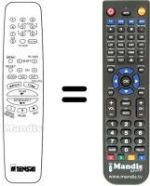 Télécommande équivalente RC 302 S