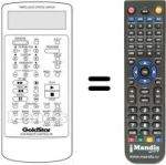 Télécommande équivalente RC 400 P