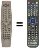 Mando a distancia equivalente Vestel 2120