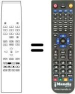 Télécommande équivalente RC 504
