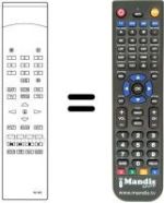 Télécommande équivalente RC 505