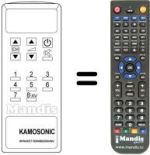 Replacement remote control RC 51