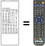 Télécommande équivalente RC 5 STANDARD