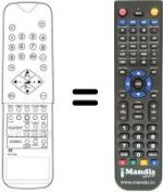 Télécommande équivalente Hypson NR 2899
