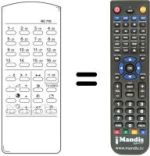Mando a distancia equivalente RC 710