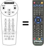 Télécommande équivalente RC 8233 / 00