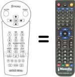 Télécommande équivalente RC 8246 / 00
