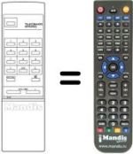 Mando a distancia equivalente RC 90