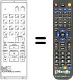Télécommande équivalente RC 97