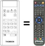 Replacement remote control Thomson TS 5171 PSN