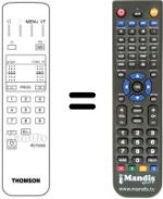 Télécommande équivalente Hifivox 21 MS 10 F