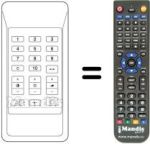 Télécommande équivalente RCT 3403 S