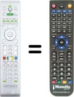 Replacement remote control Schaub Lorenz LT32 MHP