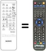 Télécommande équivalente Sony RM-634 A