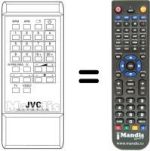 Télécommande équivalente RM-C408 F