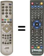 Mando a distancia equivalente JVC PD 42D30 S