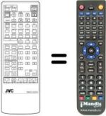 Mando a distancia equivalente RM-C703