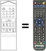 Télécommande équivalente Samsung CB 5013 Z