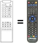 Replacement remote control C 15322 T