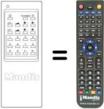 Télécommande équivalente Magnadyne RM 204