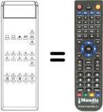 Télécommande équivalente Magnadyne RM 215