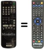 Télécommande équivalente RMT-D102 P