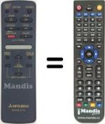 Télécommande équivalente RM M16-47701