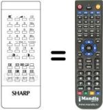Télécommande équivalente RRMCG 0517 CESA