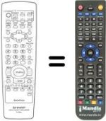 Télécommande équivalente RRMCG 1255 AJ