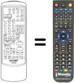 Télécommande équivalente RRMCG 1286 PESA
