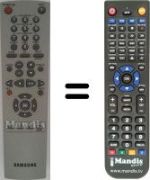 Télécommande équivalente Samsung SV-245 X