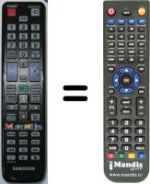 Replacement remote control Samsung UE 26C4000