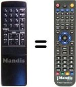 Télécommande équivalente SR 022